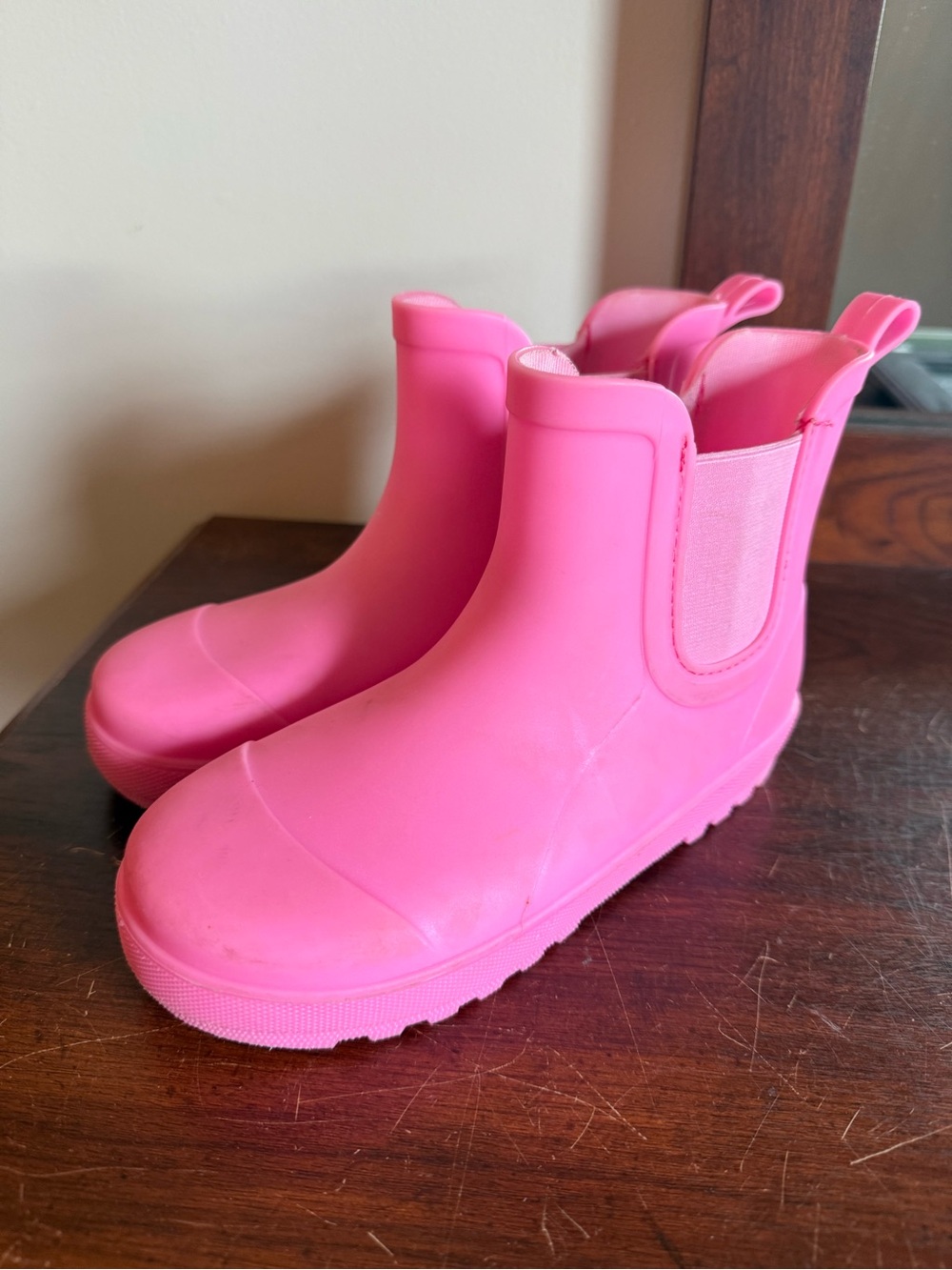 BearPaw Kids Pink Chelsea Rain Boots